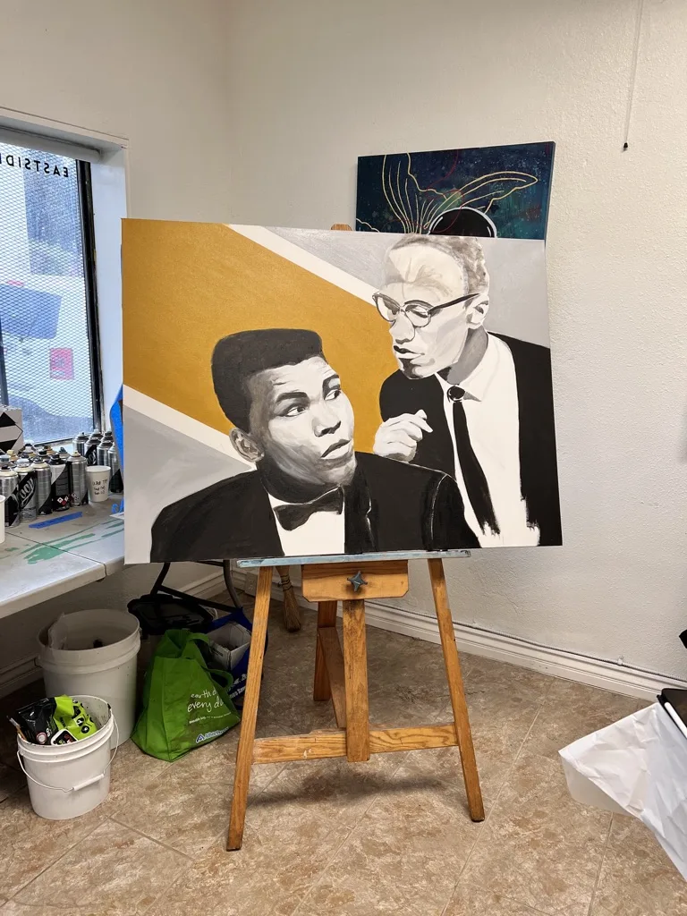 The Friendship, Acrylic