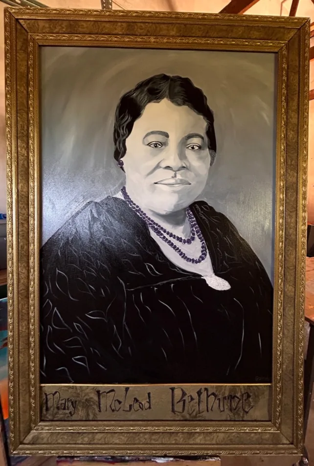 Mary McLeod Bethune, Acrylic