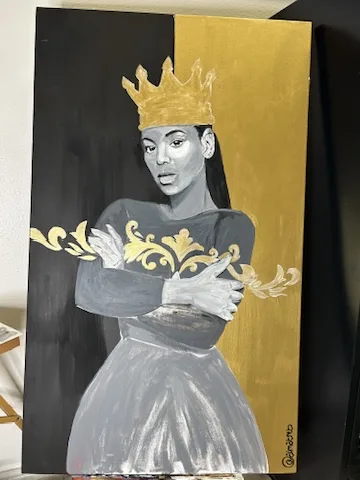 Queen B's Duality, Acrylic