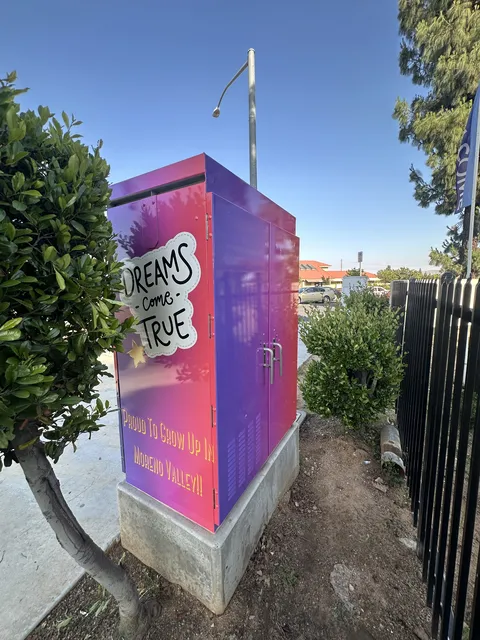 Side of the Moreno Valley hero box reading Dreams come true