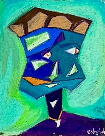 King, Oil pastel